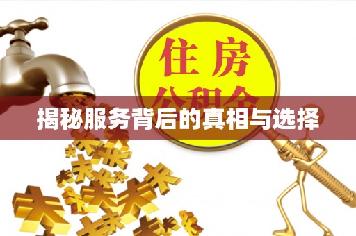 江夏揭秘服务背后的真相与选择