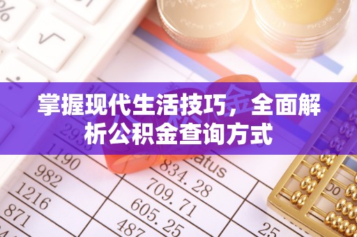 江夏掌握现代生活技巧，全面解析公积金查询方式