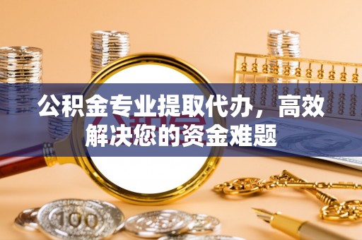 江夏公积金专业提取代办，高效解决您的资金难题