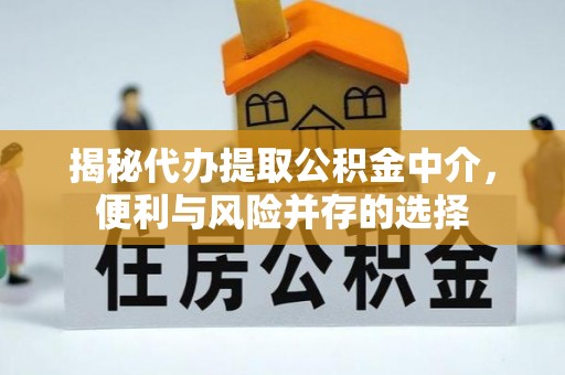 江夏揭秘代办提取公积金中介，便利与风险并存的选择