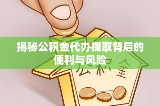 江夏揭秘公积金代办提取背后的便利与风险