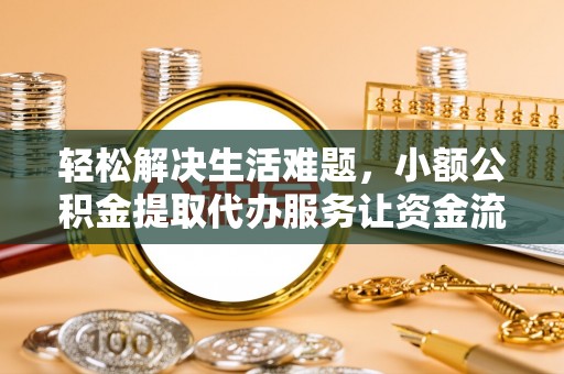 江夏轻松解决生活难题，小额公积金提取代办服务让资金流动更便捷