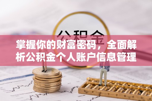 江夏掌握你的财富密码，全面解析公积金个人账户信息管理与优化