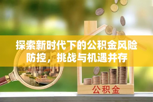 江夏探索新时代下的公积金风险防控，挑战与机遇并存