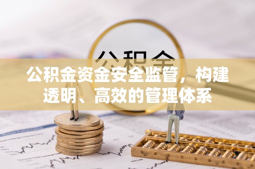 江夏公积金资金安全监管，构建透明、高效的管理体系