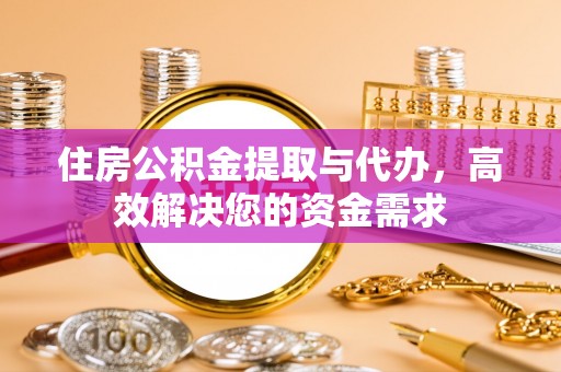 江夏住房公积金提取与代办，高效解决您的资金需求