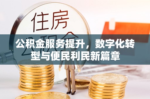 江夏公积金服务提升，数字化转型与便民利民新篇章