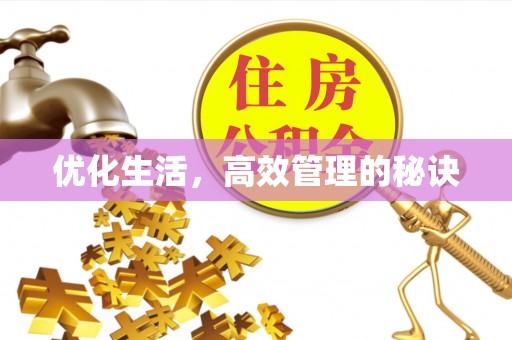 江夏优化生活，高效管理的秘诀