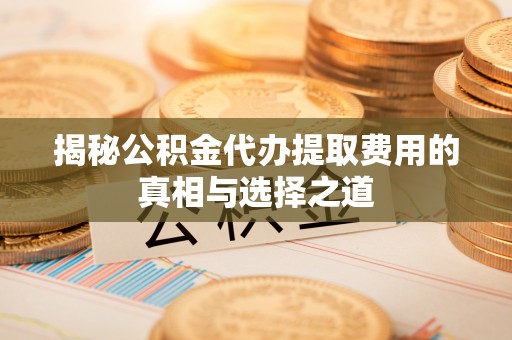 江夏揭秘公积金代办提取费用的真相与选择之道