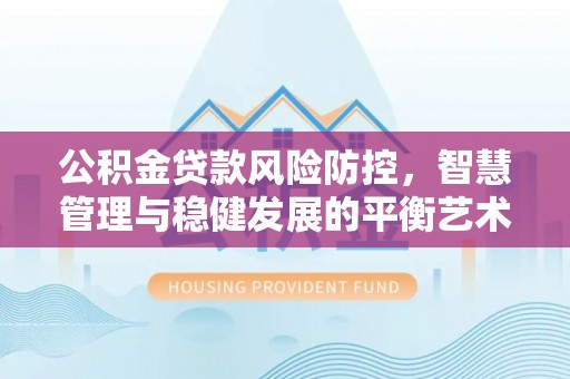 江夏公积金贷款风险防控，智慧管理与稳健发展的平衡艺术