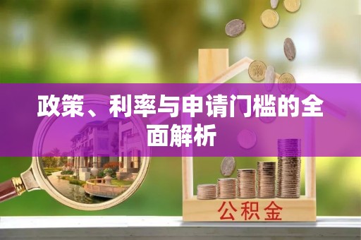 江夏政策、利率与申请门槛的全面解析